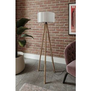Stojací lampa KS-11104 Cream Brown obraz