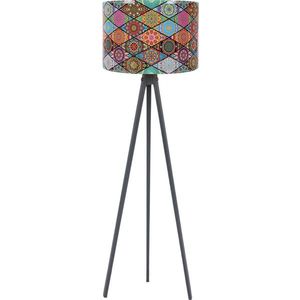 Stojací lampa Mandala 136, šedá obraz