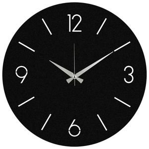 Nástěnné hodiny Trevwela, Black, 48 x 48 cm obraz