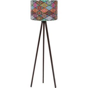 Stojací lampa Mandala 133, hnědá obraz