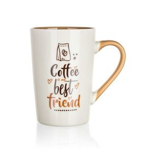 Banquet Keramický hrnek COFFE BEST FRIEND 450 ml, bílá obraz
