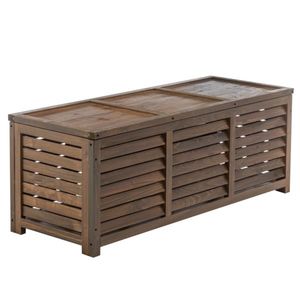 Zahradní úložný box, hnědá, LADAM obraz