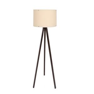 Stojací lampa Tripod Cream Walnut 101 obraz