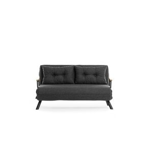 Rozkládací pohovka Sando 2 Dark Grey obraz