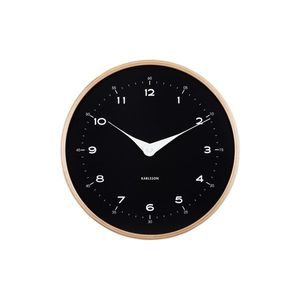 Karlsson 5995BK designové nástěnné hodiny černá, pr. 30 cm obraz