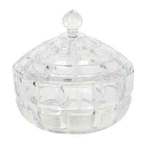 Skleněná dóza s víkem Wenda - Ø 18*18 cm 6GL2847 obraz
