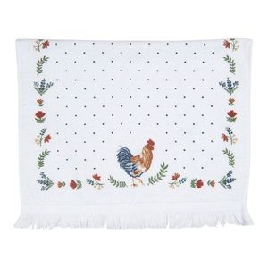 Kuchyňský bílý ručník s kohoutkem - 40*66 cm CTCOR obraz
