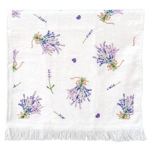Kuchyňský froté ručník s levandulemi Lavander Garden - 40*66 cm CTLAG obraz