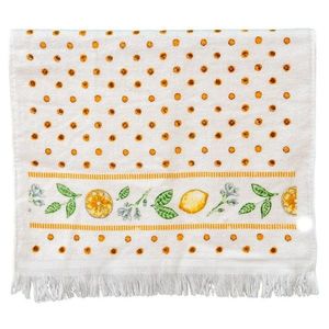 Kuchyňský froté ručník s citróny Lemons & Leafs - 40*66 cm CTLEL obraz