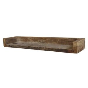 Hnědá dřevěná retro nástěnná polička Grimaud unique - 60*15*5cm 41045700 (41457-00) obraz