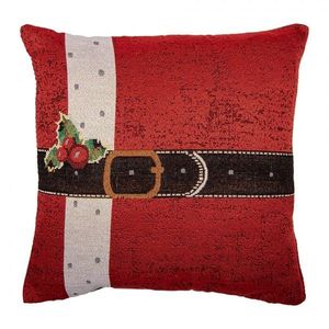 Červený povlak na polštář Santa Claus Christmas Rustic - 44*44 cm KT021.382 obraz
