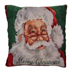 Červený povlak na polštář Santa Claus Christmas Rustic II - 44*44 cm KT021.377 obraz