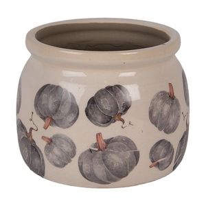 Keramický květináč s dýněmi Country Style Pumpkin S - Ø 12*10 cm 6CECSP0001S obraz