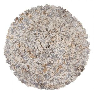 Béžovo-šedé antik nástěnné světlo s listy Esmé - Ø 62*12 cm E27/ma* 4*60W 5LMP672 obraz