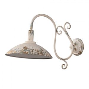 Béžová antik kovová nástěnná lampa Xavièrra - 49*23*27 cm E14/ma* 1*25W 6LMP800 obraz