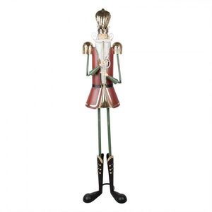 Veliká kovová socha Louskáček Nutcracker - 39*39*174 cm 5Y1323 obraz