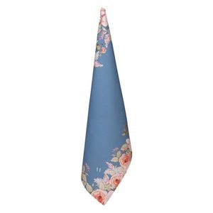 Modrá bavlněná utěrka Flower & Fiesta - 50*70 cm FFA42BL obraz
