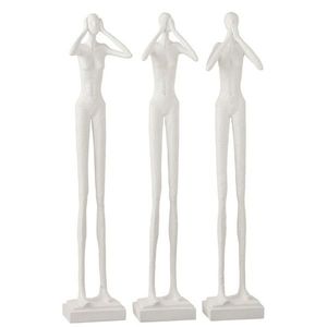 3ks dekorace lidké figuríny nevidím, neslyším, nemluvím Figurines – 13*10*60 cm 2105 obraz