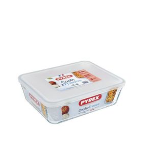 DÓZA SKLENĚNÁ PYREX 2, 6L, 24x19x8CM obraz