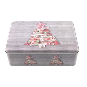 HIT Dóza na vánoční cukroví 20x13x7cm obraz