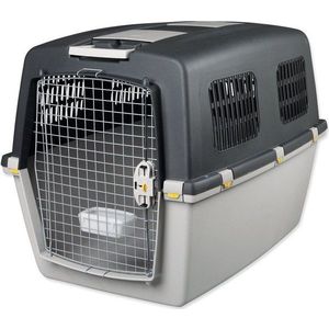 Šedá přepravka pro domácího mazlíčka 104x73 cm Trixie Gulliver 7 L – Plaček Pet Products obraz