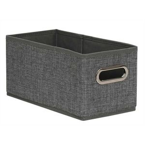 Homeware KOŠ DO REGÁLU, šedá obraz