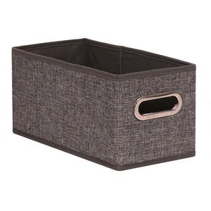Homeware KOŠ DO REGÁLU, hnědá obraz