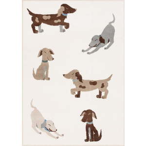 Slonovinový dětský koberec 160x230 cm Dogsie Pearl – FD obraz