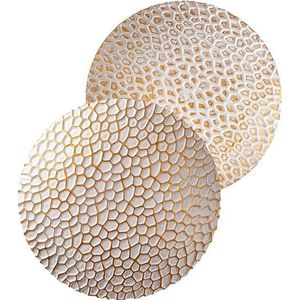LED nástěnné svítidlo v bílé a zlaté barvě ø 21 cm Yosma – Opviq lights obraz
