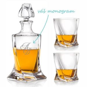 Pískovaný whisky set Hermes (1+2) obraz