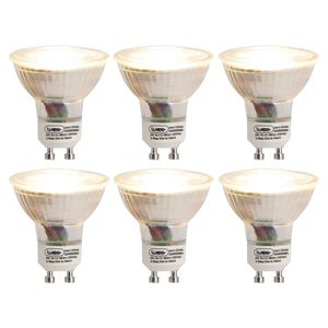 Sada 6 LED žárovek GU10 s 3stupňovým stmíváním do teplého světla 5W 380lm 2000-2700K obraz