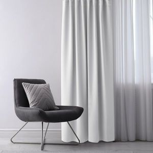 Restilo Závěs Blackout EYELETS bílá, 140 x 245 cm obraz