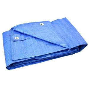 GEKO Nepromokavá krycí plachta s oky Standard modrá, 12 x 15 m obraz