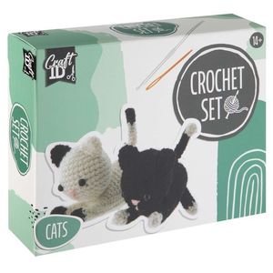 RMS Kreativní sada na háčkování 16cm kočky obraz