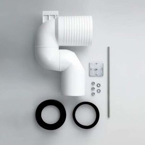 Laufen Příslušenství Odpadní koleno 220-305 mm H8990250000001 obraz
