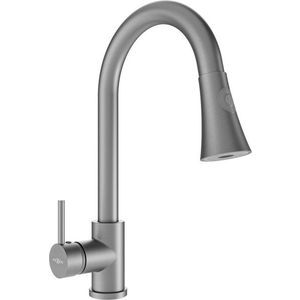 MEXEN Elia dřezová baterie, šedá 670101-61 obraz