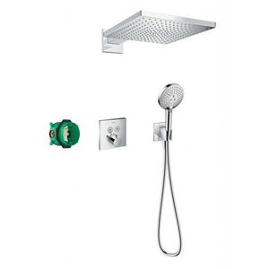HANSGROHE Raindance E Sprchový set 300, s termostatem ShowerSelect pod omítku, chrom 27952000 obraz