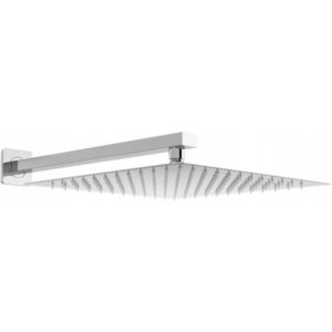 MEXEN/S Slim čtvercová sprchová hlavice déšť 25 x 25 cm + sprchové rameno, chrom 79125112-00 obraz
