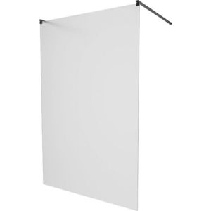 MEXEN/S KIOTO samostatně stojící sprchová zástěna 120 x 200, matné sklo 8 mm, černá 800-120-002-70-30 obraz