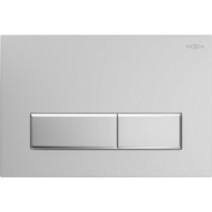 MEXEN Fenix 09 splachovací tlačítko, matný chrom /kompatibilní s Geberit Sigma UP300 a UP320/ 600902 obraz