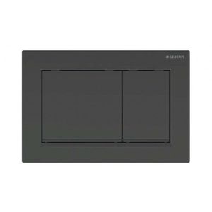 GEBERIT Omega30 Ovládání splachování, lesklá černá 115.080.DW.1 obraz