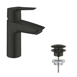 GROHE QuickFix Start Umyvadlová baterie s výpustí Push-Open, matná černá 235502432 obraz