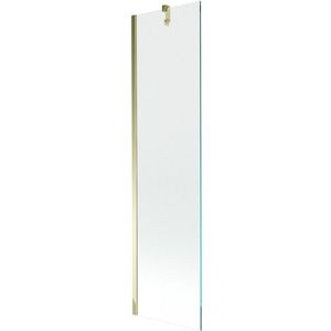 MEXEN/S Next vanová zástěna FIX 50x150 cm, transparent, zlatá 895-050-000-00-00-50 obraz
