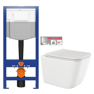 AKCE/SET CERSANIT předstěnový instalační systém bez tlačítka + WC INVENA PAROS + SEDÁTKO K97-526 X RO1 obraz