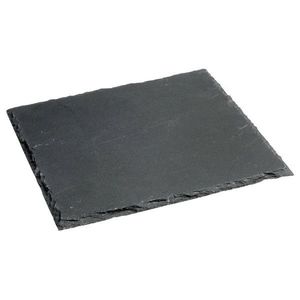 DekorStyle Kamenný podnos Spole 20x20 cm antracit obraz