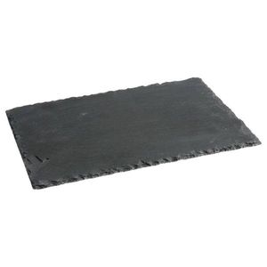 DekorStyle Kamenný podnos Spole 20x30 cm antracit obraz