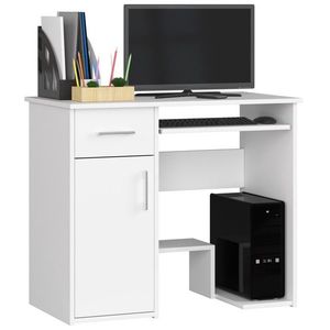 Ak furniture Volně stojící psací stůl Jay 90 cm bílý obraz