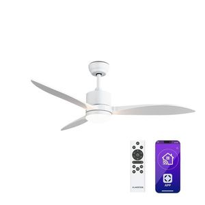 Klarstein Stropní ventilátor SkyBreeze Smart, Vnitřní i venkovní použití, Chytré ovládání, IP44, 40 dB obraz