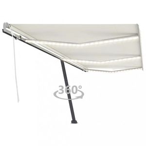 Ručně zatahovací markýza s LED světlem 300x250 cm Dekorhome obraz