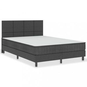 Boxspringová postel 140x200 cm šedá Dekorhome obraz